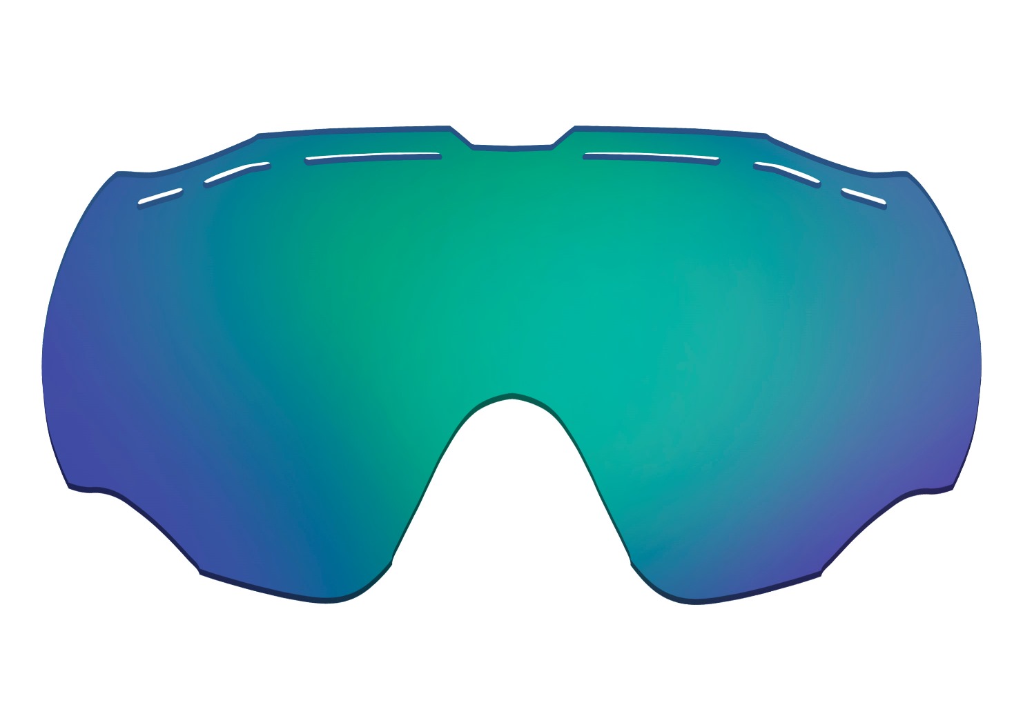 HTGL57/GR Náhradní čočka k lyžařským brýlím   HORNET HTG57 hnědá. -