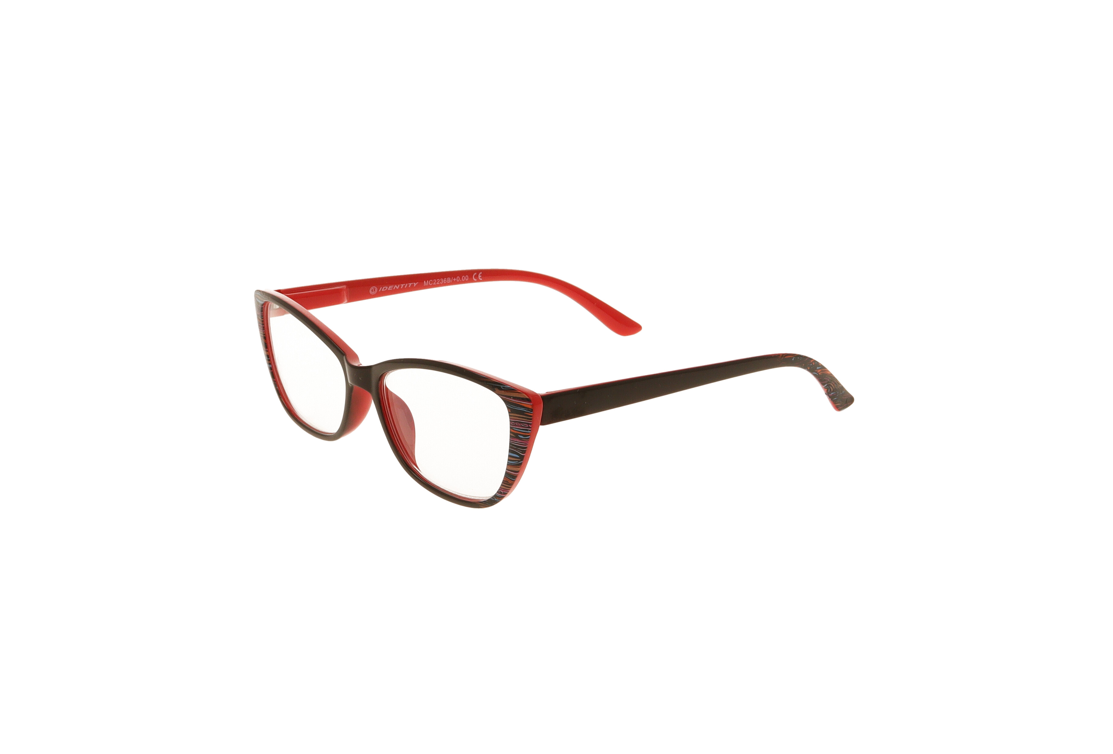Dioptrické čtecí brýle MC2236BC2/0.0 Barva: Žíhaná / červená -