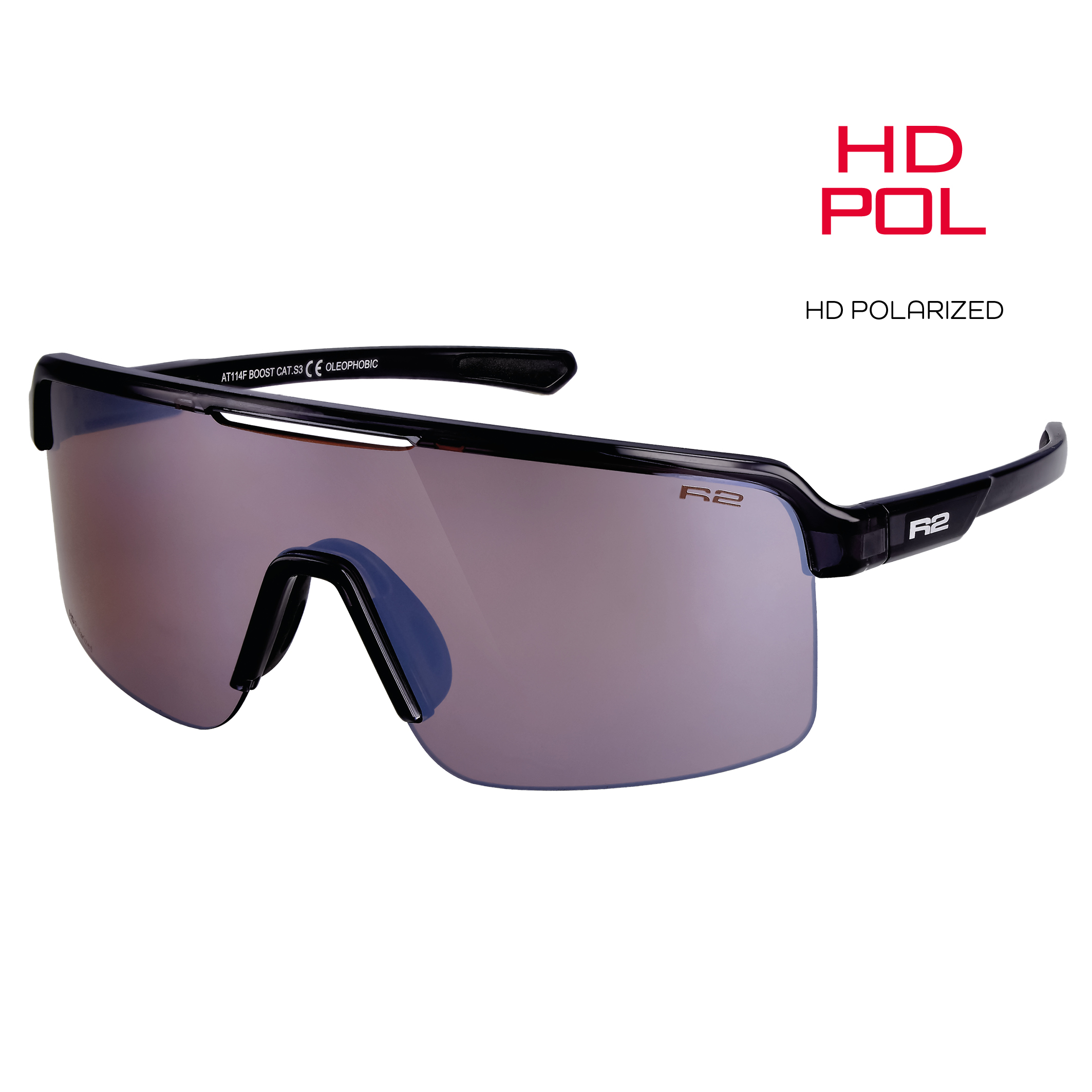HD polarizační sportovní sluneční brýle R2 BOOST AT114F