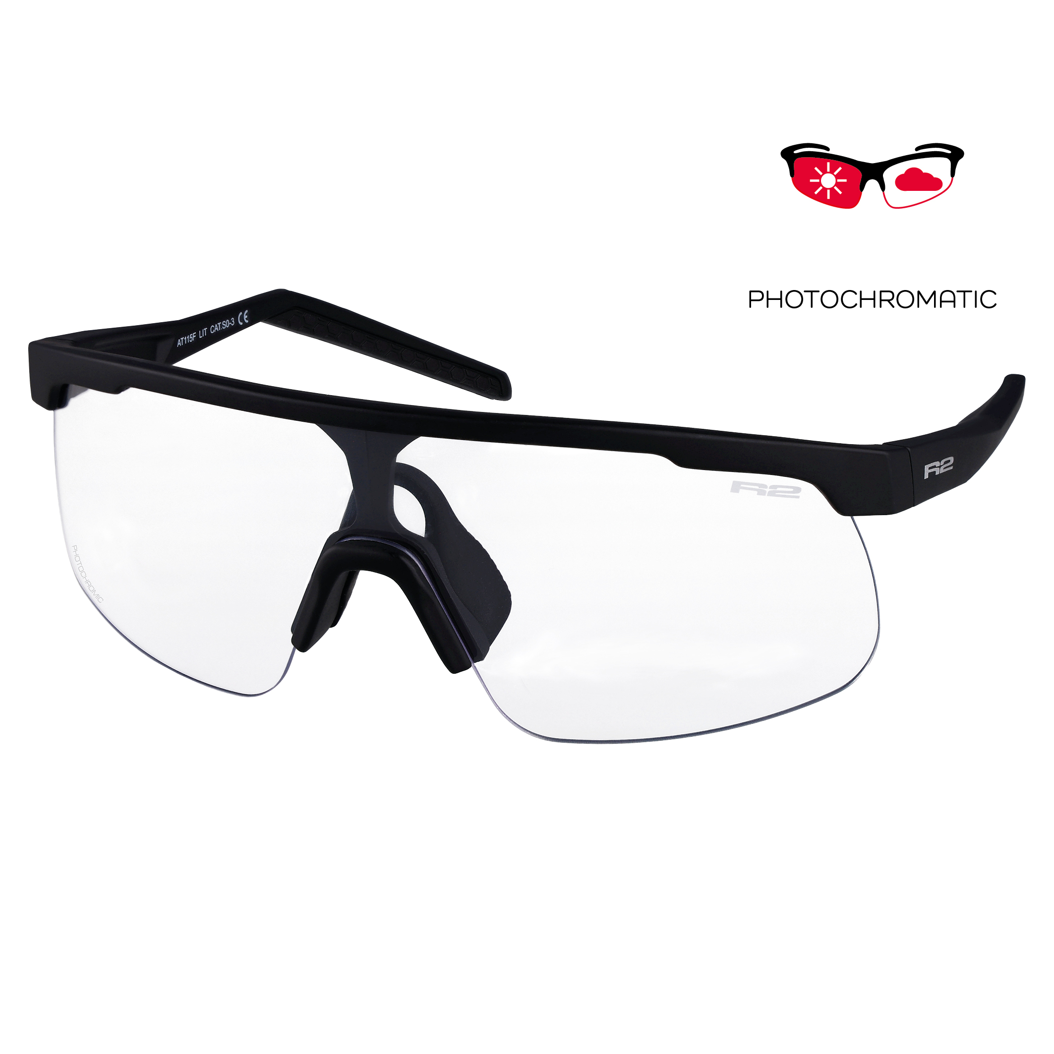 Fotochromatické sportovní  sluneční brýle  R2 LIT AT115F