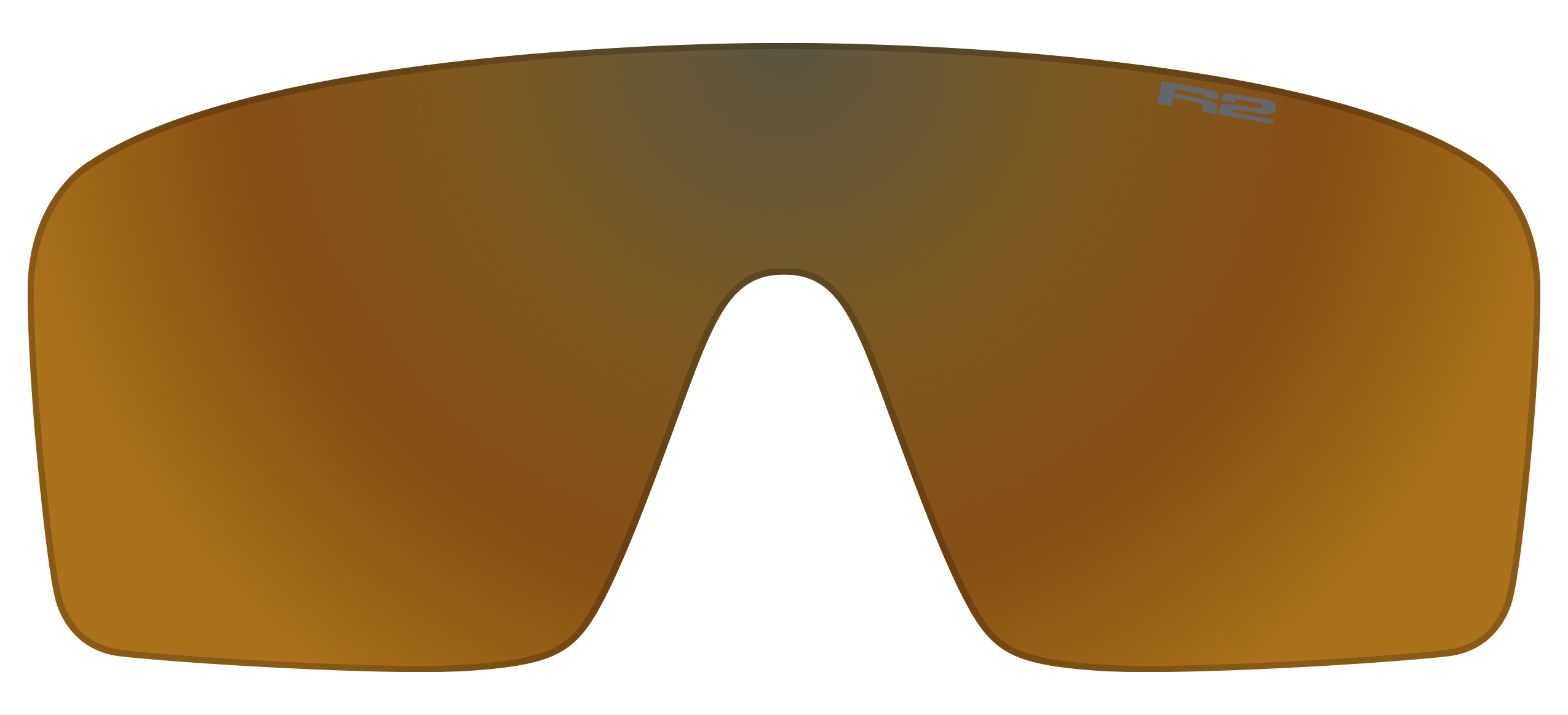 Náhradní čočky k modelu R2 AT028 HD hnědé, měděný chrom