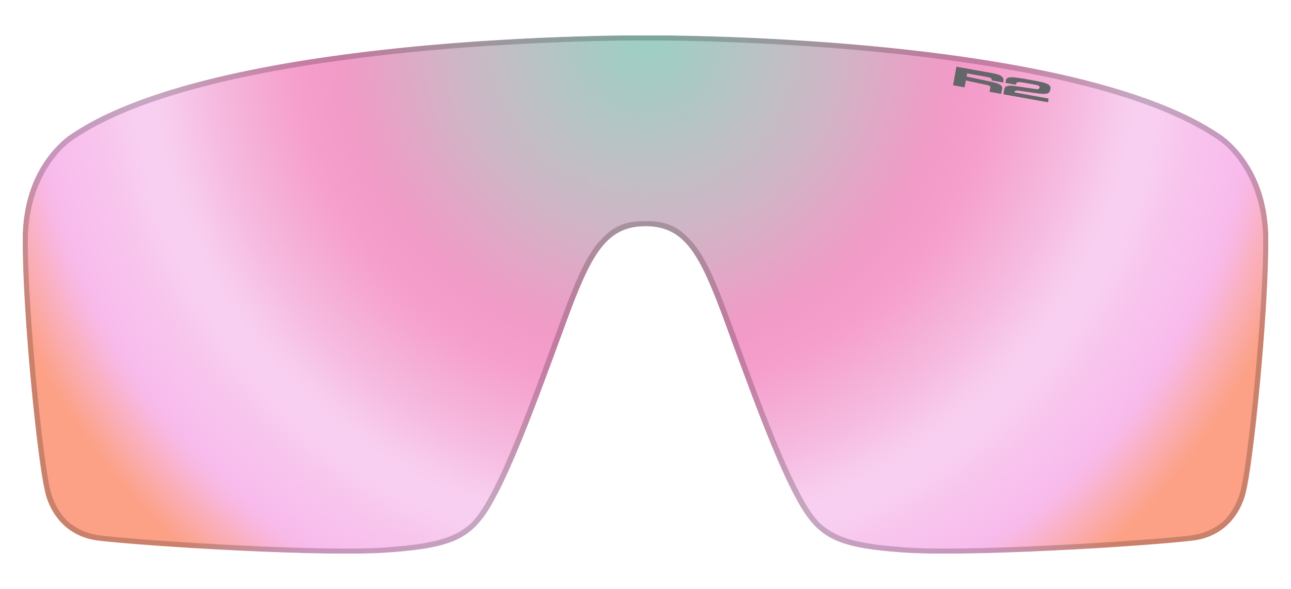 Náhradní čočky k modelu R2 AT028 PH čirá do šedé S0-S3, černočervený chrom